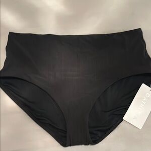 Athleta Black High-Waisted Bikini Bottom